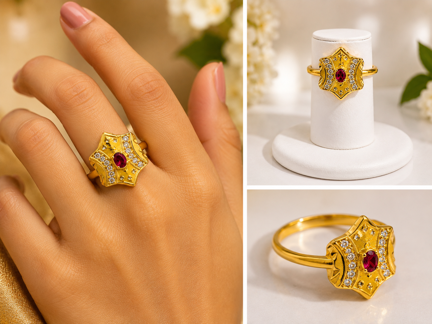 Elegant Rings: Diamond, Gold, Silver for Engagement, Wedding, Promise & Fashion