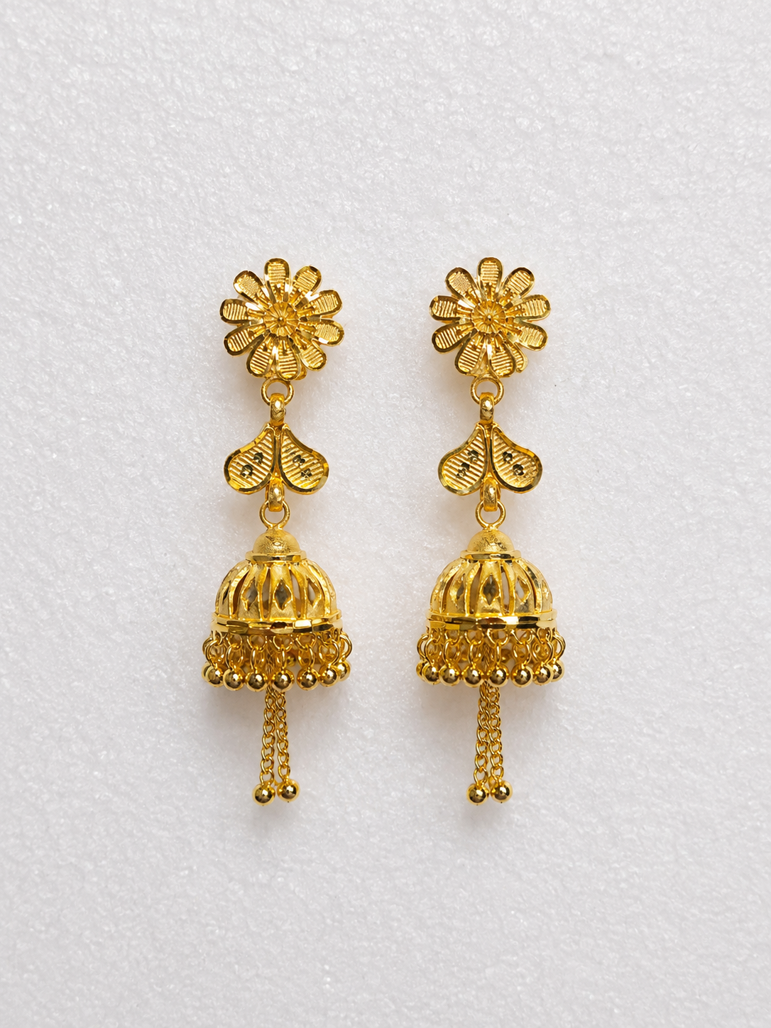 Traditional Indian Jhumki Earrings | Ethnic Dangle Drop Jewelry for Women