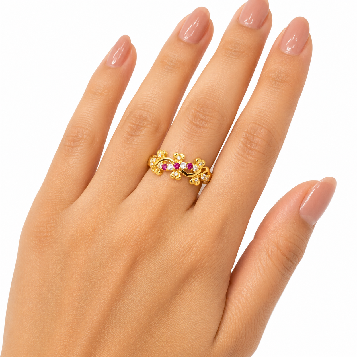 Elegant Sterling Silver Ring for Women - Adjustable & Dainty