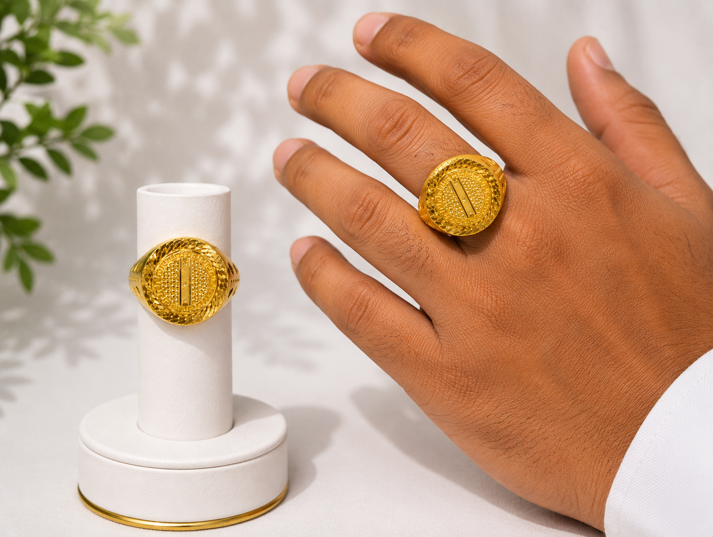 Men's Modern Fashion Ring | Stylish & Durable Band Jewelry