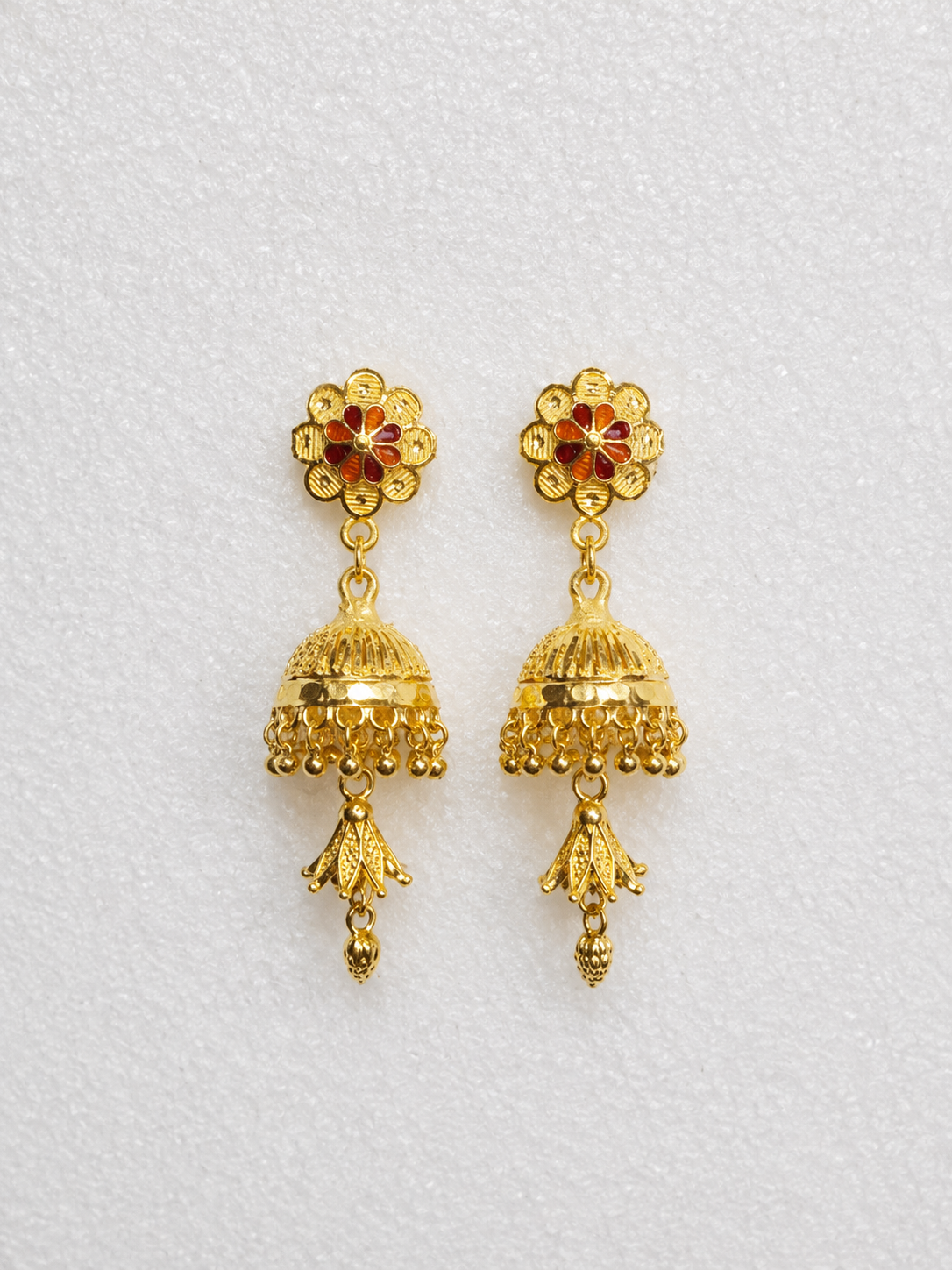 Traditional Indian Jhumki Earrings | Ethnic Bell Dangler Jewelry
