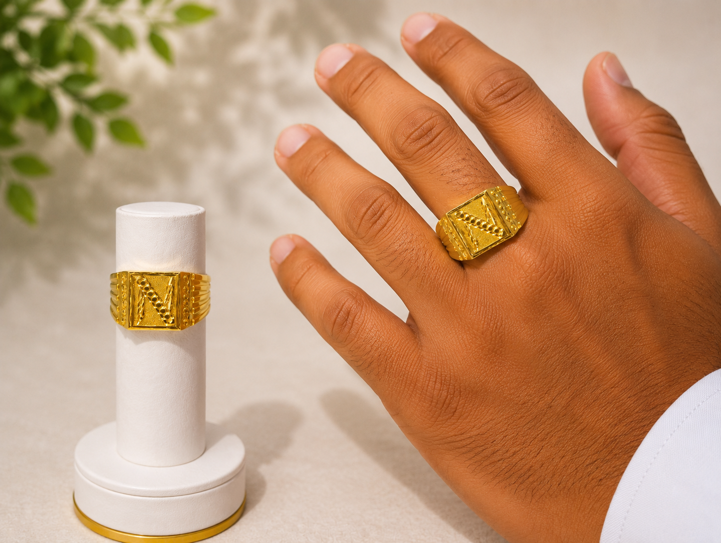 Men's Fashion Ring - Stylish & Durable Band for Him | Perfect for Everyday Wear