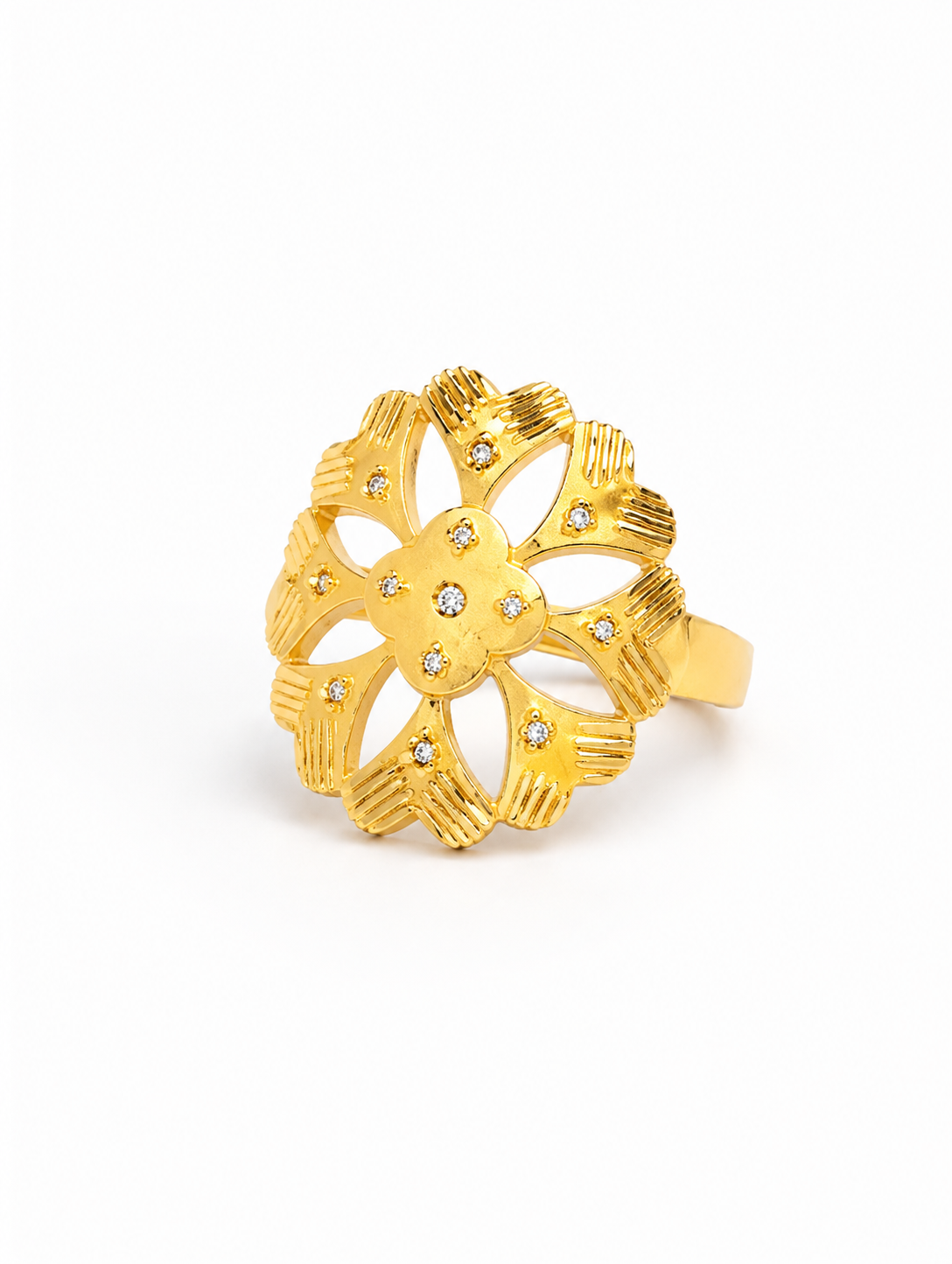 Dainty Gold Plated Stacking Ring for Women | Minimalist & Everyday Jewelry
