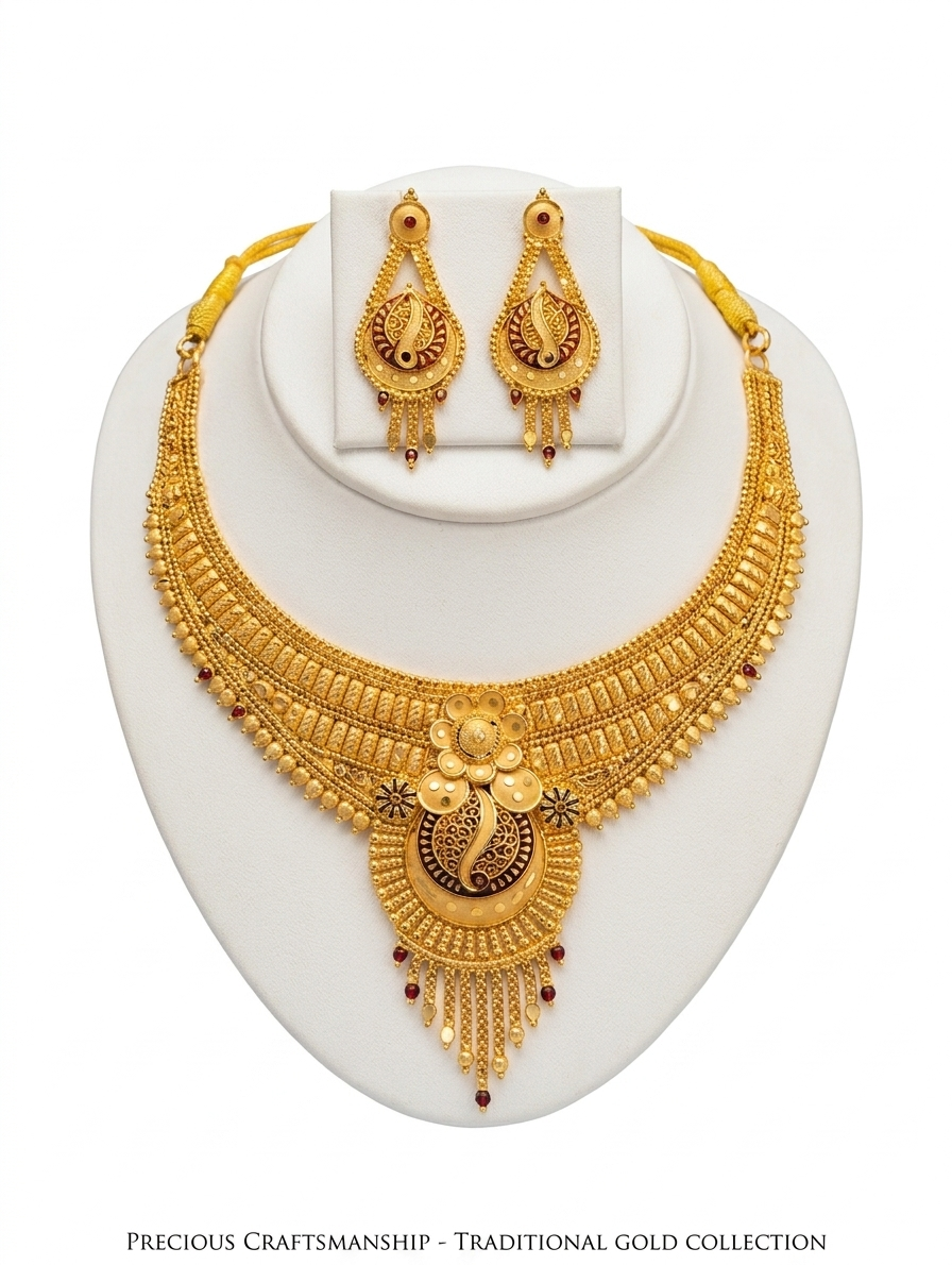 Elegant Women's Crystal Necklace & Earring Set | Fashion Jewelry Gift