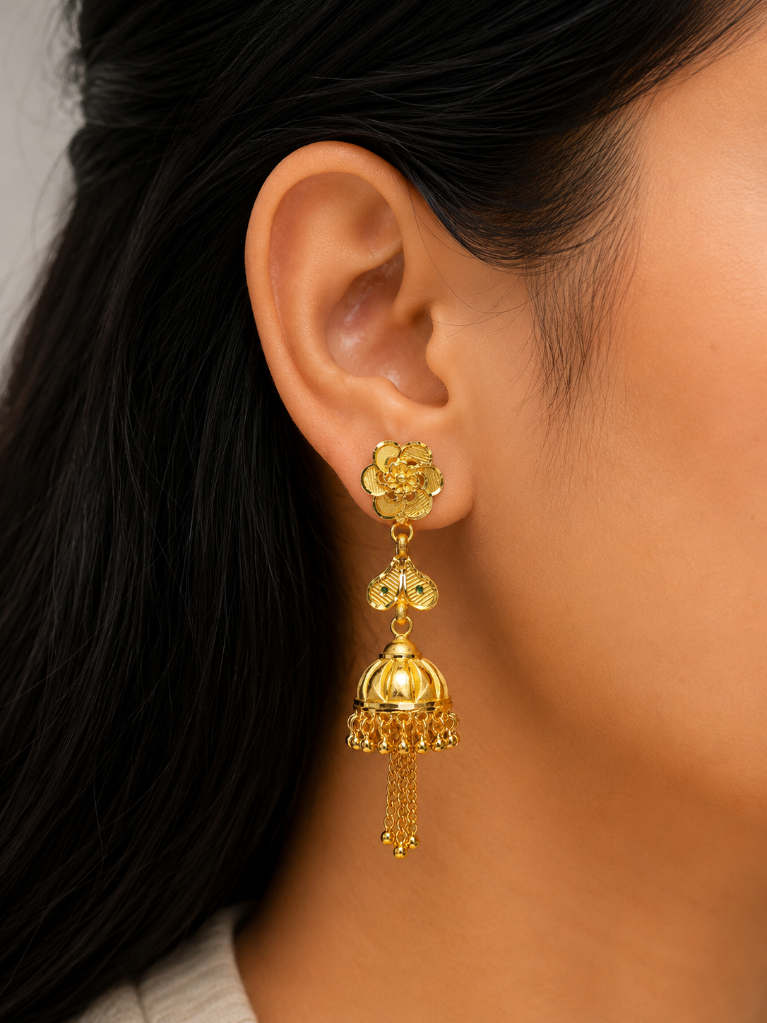 Jhumki Earrings | Traditional Indian Ethnic Dangle Drop Jewelry for Women