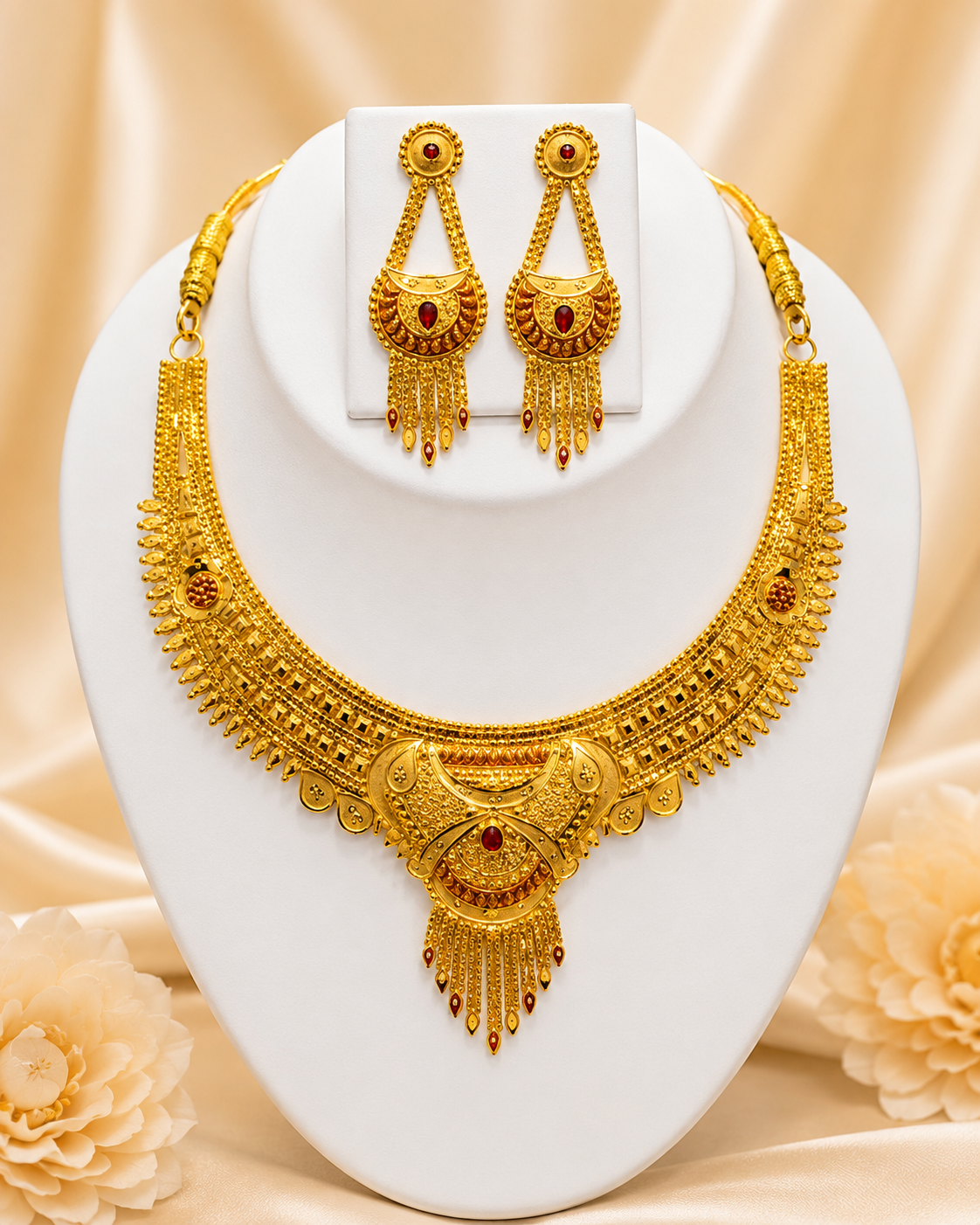 Elegant Women's Necklace & Earrings Set - Fashion Jewelry Gift